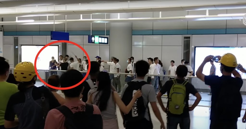721 審訊第 24 日憶述閘外白衣人追打一人 林落淚致歉:我唔敢跳出去